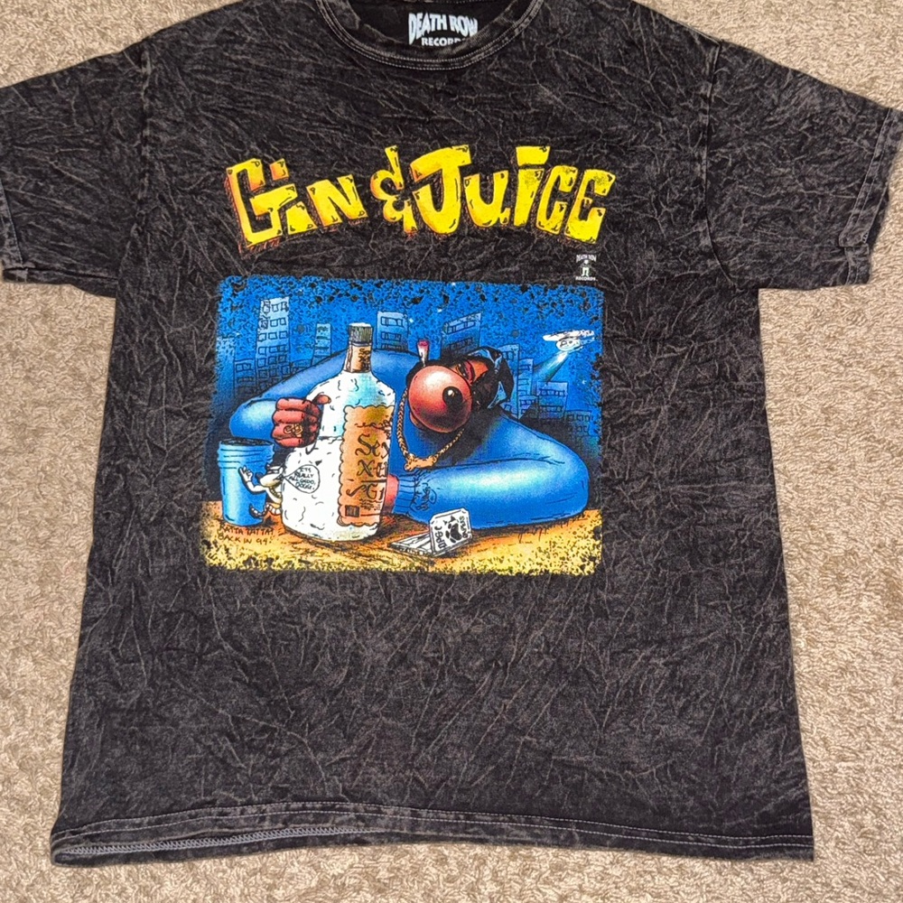 Death Row Records Black Graphic Tee